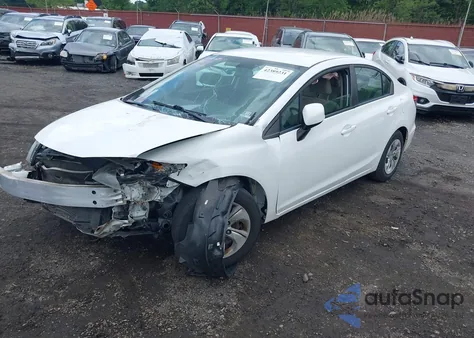 2013 Honda Civic Lx из США, поврежденный, VIN 19XFB2F59DE288519
